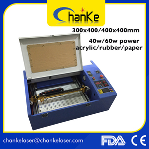 CK400/2030/3040 Rubber stamp laser Engraving &Cutting Machine CO2