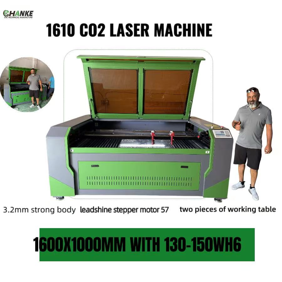CK1610 Co2 Laser Engraving and Cutting machine for acylic MDF Leather fabric