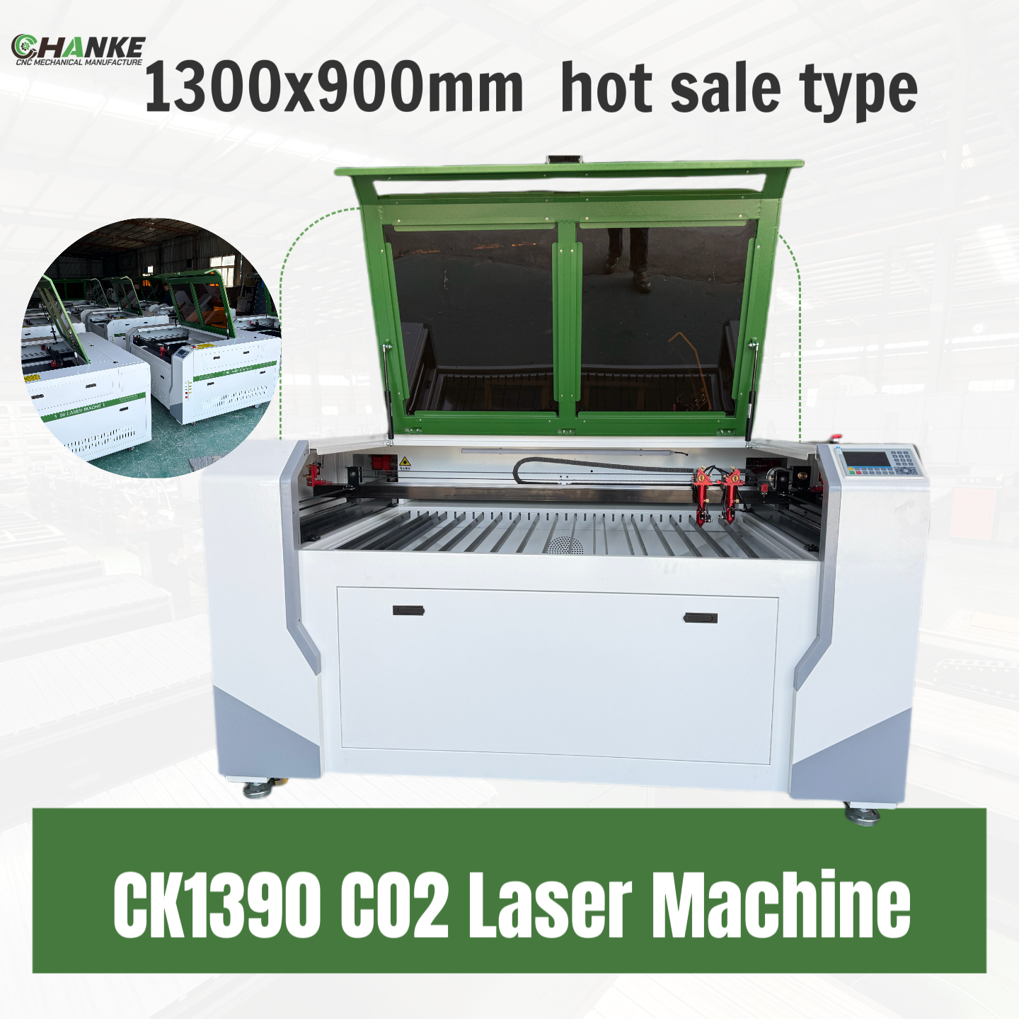 CK1410 Co2 Laser Engraving Machine for Nonmetal materials