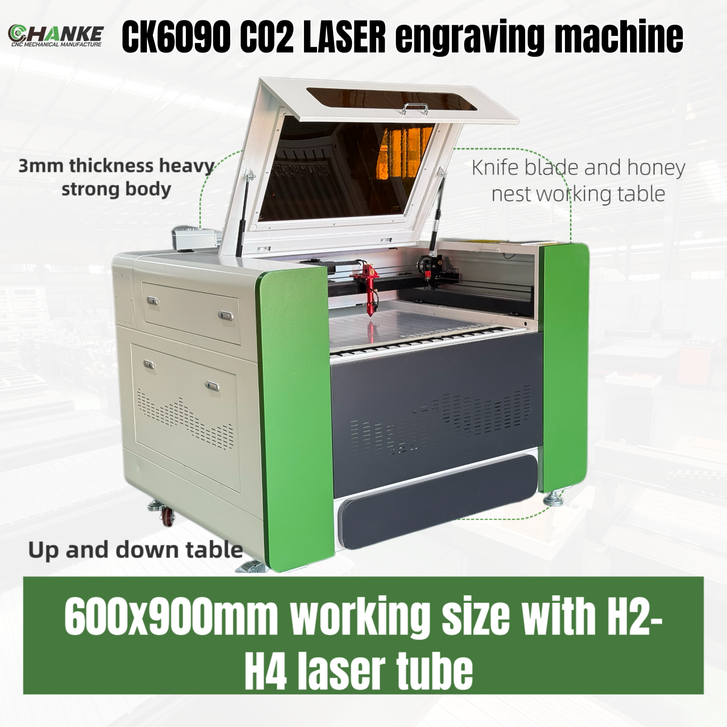 6090 High Precision Laser Machine | Imported Core Components, Full Accessories, Custom Color